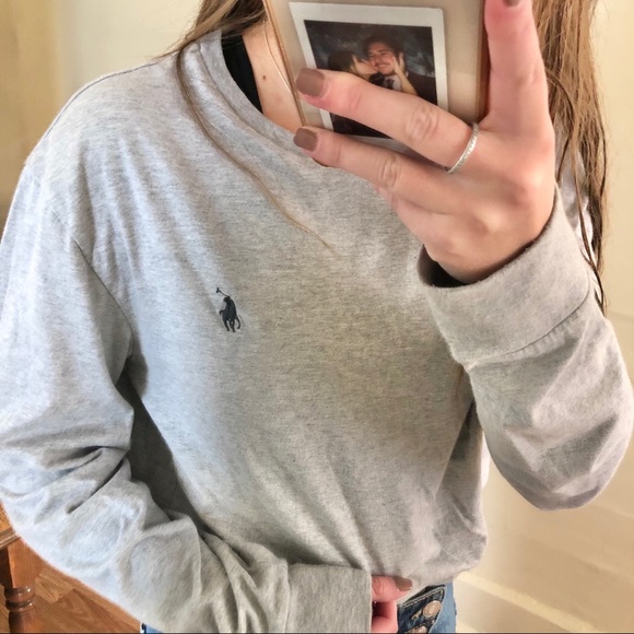 Polo Ralph Lauren Gray Long Sleeve - Picture 2 of 2